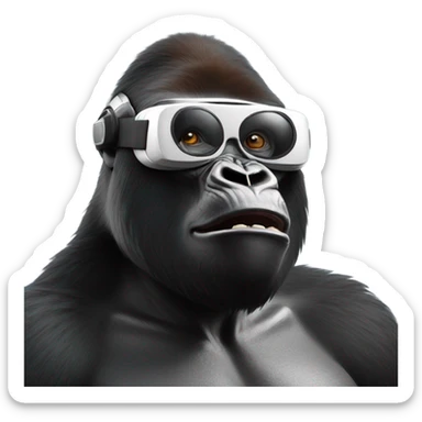 Gorilla VR sticker