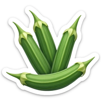 okra sticker