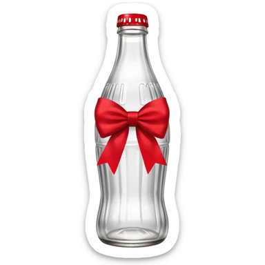 Coca cola Diet coke with bow sticker