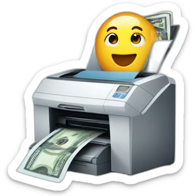 Money printer going brrrr sticker