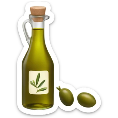 Olive oil bottle sticker