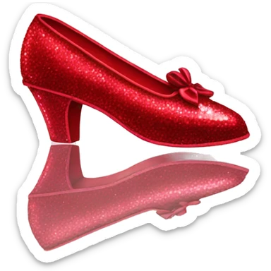 Ruby slippers sticker
