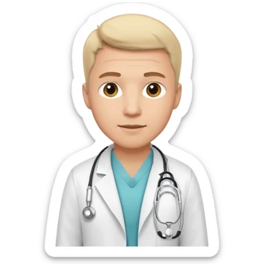 un fisioterapista uomo sticker