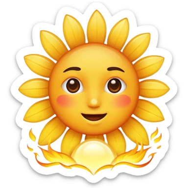 Sunlight light just light not sun beam of light  sticker