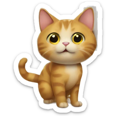 cats buying a house sticker