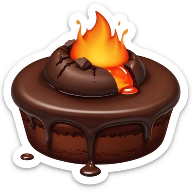 lava cake  sticker