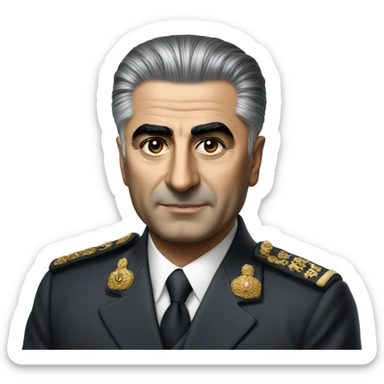 shah Mohammad Reza Pahlavi sticker