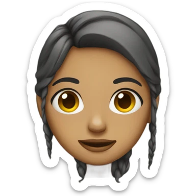 Girl Graphic designer sticker