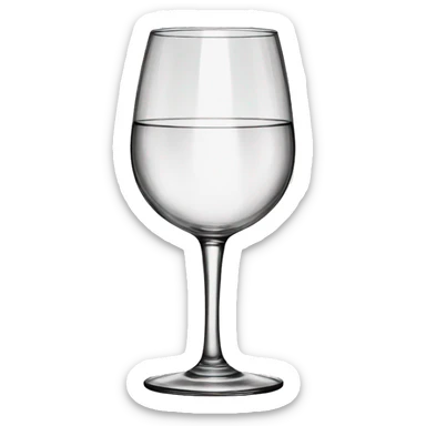 Wine glass  sticker