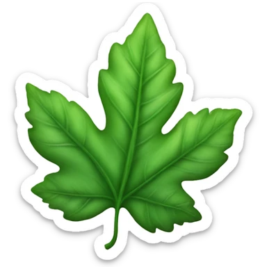 Leaf sticker