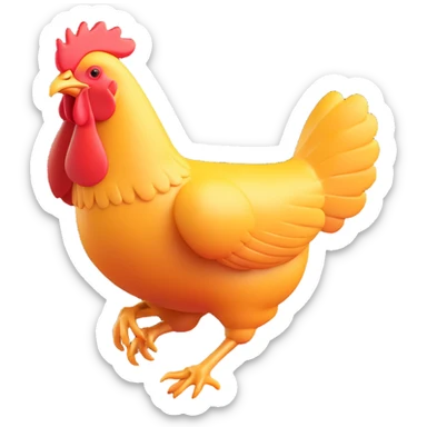 cinematic 3D rendering chicken jockey motion blur intense atmosphere high detail sticker