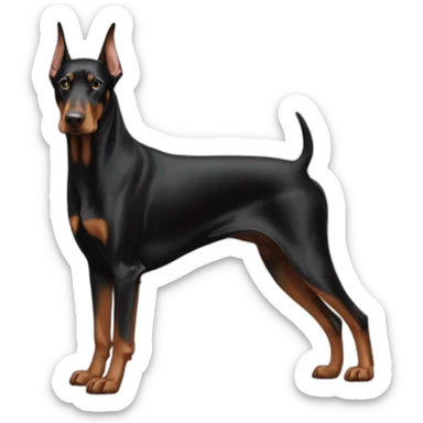 dobermann sticker