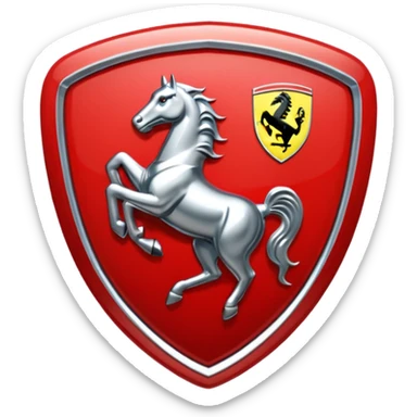 Ferrari badge sticker