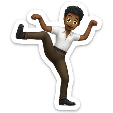 Dancing gay sticker