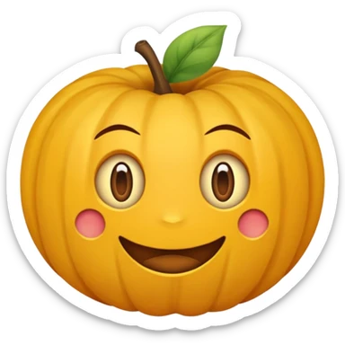 hnědý kůň s flekama na zádi s bílou hlavou a jedno oko má modré a druhé hnědé  sticker