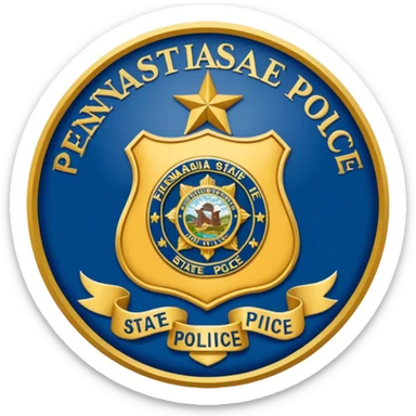 Pennsylvania State Police Logo sticker
