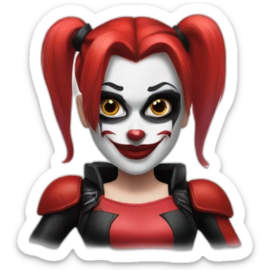 Harleyquinn sticker