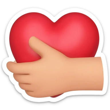 Heart,  hug sticker