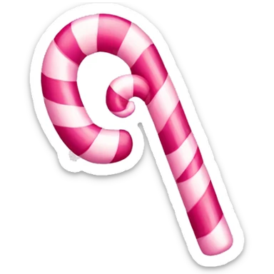 Pink candy cane  sticker