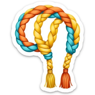 A rope toy for dogs  sticker