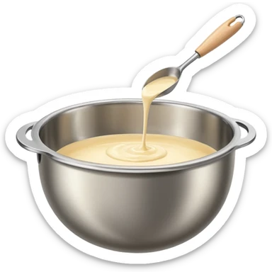 mixing bowl and baking preparation sticker