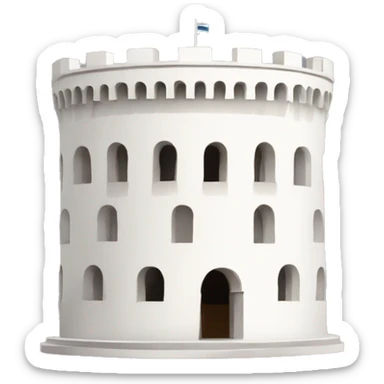 Thessaloniki white tower sticker