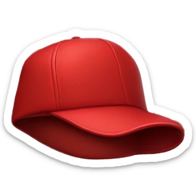 Red MAGA hat sticker
