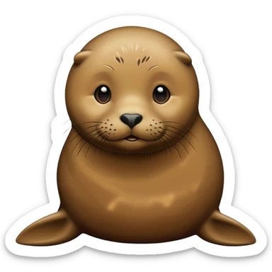 why does the seal have hair? sticker