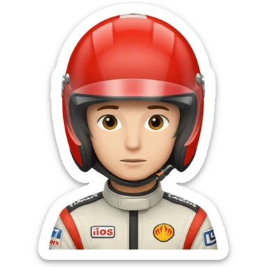 car racing driver
 sticker