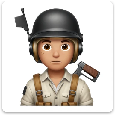 Pubg oynayan adam sticker