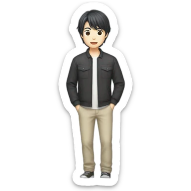 Yuji itadori sticker