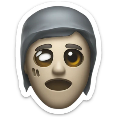 Ghost from call of duty sticker