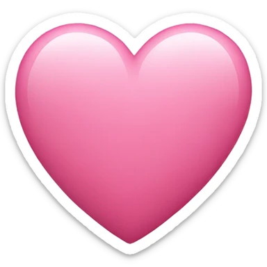 Pink heart  sticker