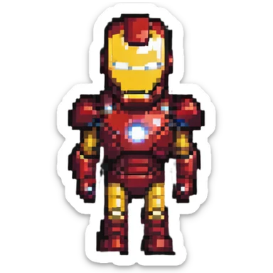 Iron Man Marvel superhero sticker