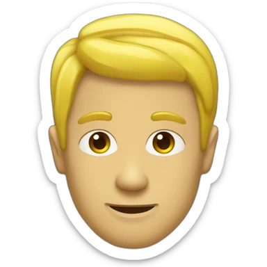 Homme banane sticker