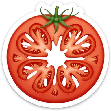 tomato slice sticker