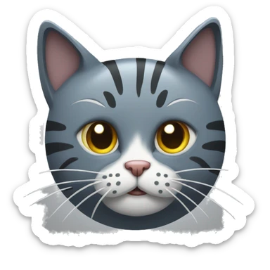 Cat with Garn sticker