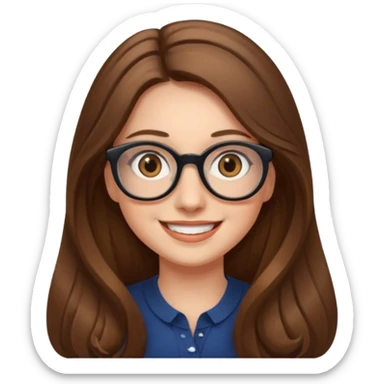 Painting women. Women smilling   Long hair,  lunette sticker