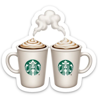 make a couple star bucks emojis sticker