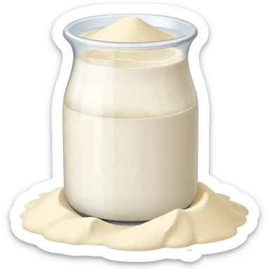 Milk powder sticker