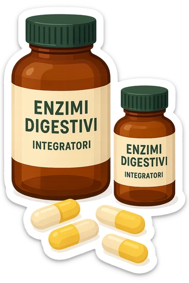 enzimi digestivi integratori sticker