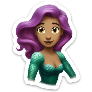 The little mermaid sticker