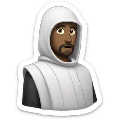 Musulman vs noir sticker