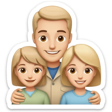 a family of 2 sticker