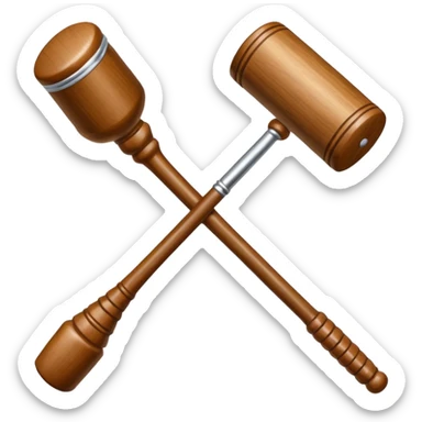 create veronica sawyers croquet mallet sticker
