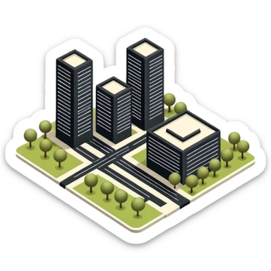 plan dessiné architecte sticker