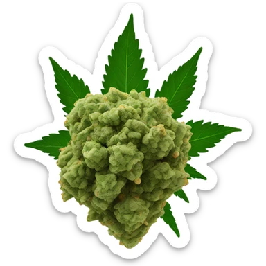 marijuana nug  sticker
