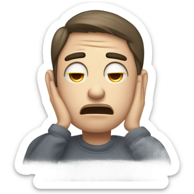 Very exhausted  sticker