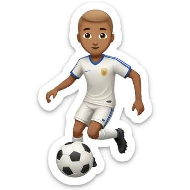 Lamine Yamal dribbling a soccer ball sticker