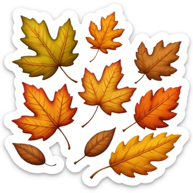 autumn sticker